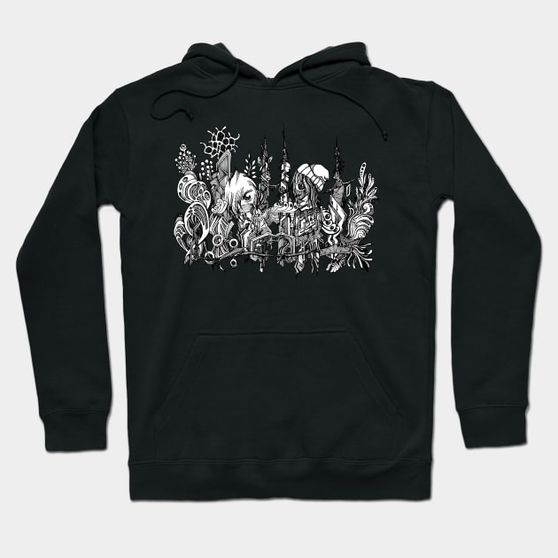 Abstract doodle art Hoodie by TKDoodle